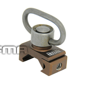 FMA 360° DD QD Sling Swivel RIS Mount - Bronze