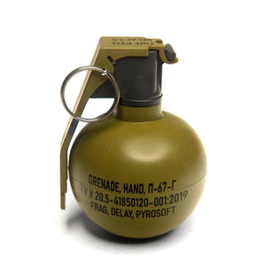 10x Airsoft hand grenade P-67G NATO