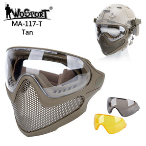 Pilot Mask (Steel mesh version) - TAN