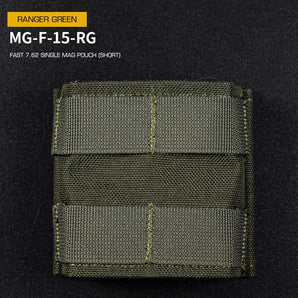 FAST Type Single 7.62 Magazine Pouch (Short) - Ranger Green