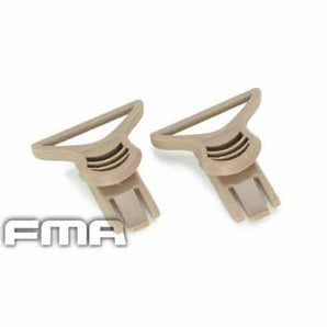 FMA ARC Goggle Swivel Clips for Helmet - Tan