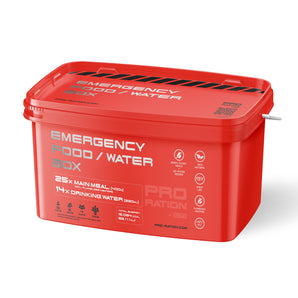 Pro Ration Emergency Food/Water BOX (25 servings)