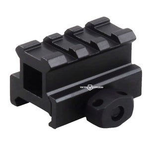 VO 0.83" Picatinny Riser Rail Mount (2.1 cm), Short - Black