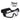 Adjustable TACTICAL Goggles MA-73, Black - Clear