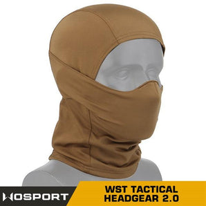 Balaclava with rubber protective mask WST 2.0 - MC