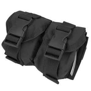 Condor Double Hand Grenades Molle Pouch - Black