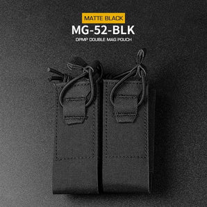 DPMP Molle Double 9mm Magazine Pouch - Black