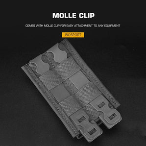 FAST Type Single 5.56 Magazine Pouch (Long) - MC Black