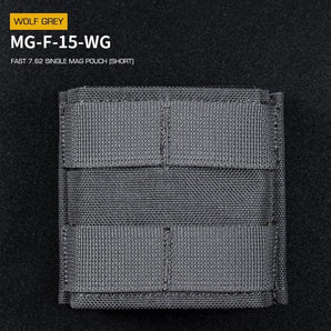 FAST Type Single 7.62 Magazine Pouch (Short) - Grey