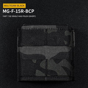 FAST Type Single 7.62 Magazine Pouch (Short) - MC Black