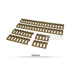 FMA Soft Rail Cover BK Set 6PCS (DE)