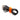 GEAR TIE(R) REUSABLE RUBBER TWIST TIE(TM) (2pcs), Orange - length 12"