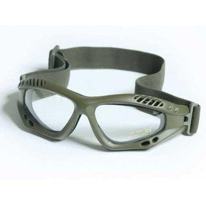 Glasses AIR COMMANDO Mil-Tec OLIVE clear