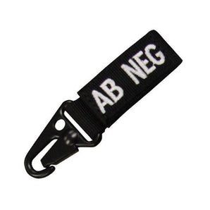 Keychain with blood group BLACK - 0 POS