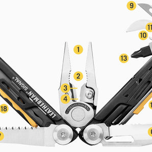 Leatherman multitool SIGNAL(R) - Silver/Black