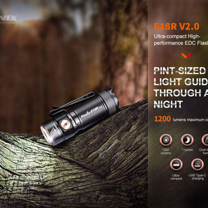 LED Flashlight Fenix E18R V2.0