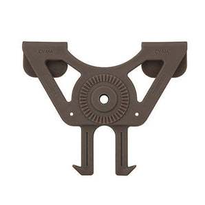 Molle mount attachment for polymer holster - FDE