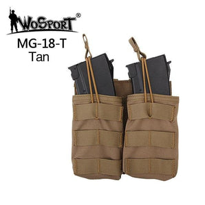 MOLLE Open Dual G36 magazine storage bag/Pouch - TAN