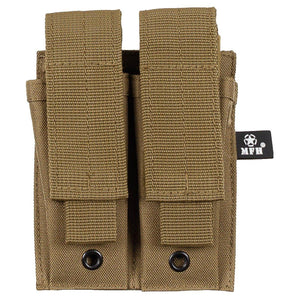 Pouch MOLLE Double the gun. stocks. - Coyote Brown