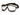 Protective goggles V2G EGB1810ST, anti-fog - clear