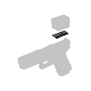 Red dot adapter FRENZY Plus for pistols type G17 (MOS)