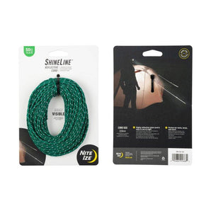 SHINELINE(TM) REFLECTIVE CORD, green - 1524cm / 50 ft