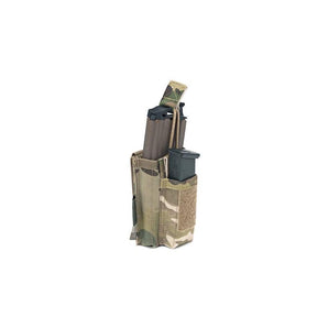 Single MOLLE Open Pouch, Multicam, AR15/M4/M16 plus pistol