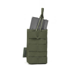 Single MOLLE Open Pouch, Olive, AR15/M4/M16