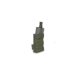 Single MOLLE Open Pouch, Olive, AR15/M4/M16