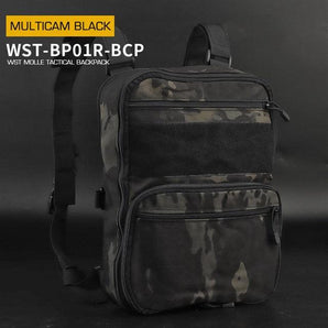 Tactical backpack WST Flat Pack - MC Black