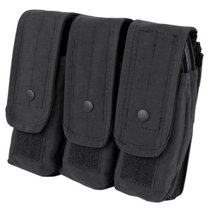 Triple AR/AK Mag Pouch MOLLE BLACK