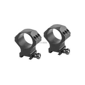 VO mounting rings X-ACCU for 34 mm riflescope, medium - Black